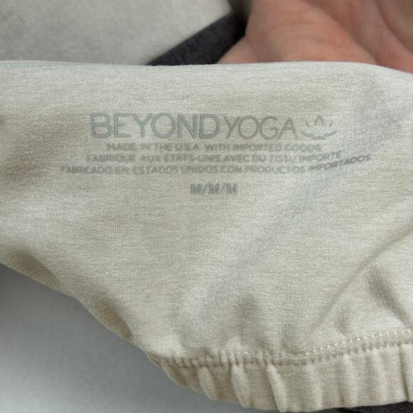 Beyond Yoga Spacedye Vitality Cropped Tank Square Neck Green/White Womens Size M - Picture 7 of 10